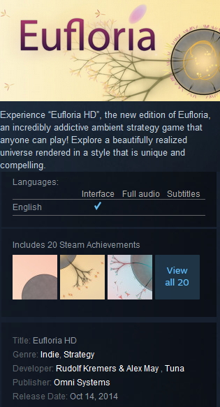 Eufloria HD Steam - Click Image to Close